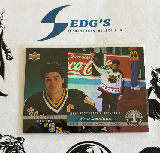 Mario Lemeiux Pittsburgh Penguins 1991 Upper Deck