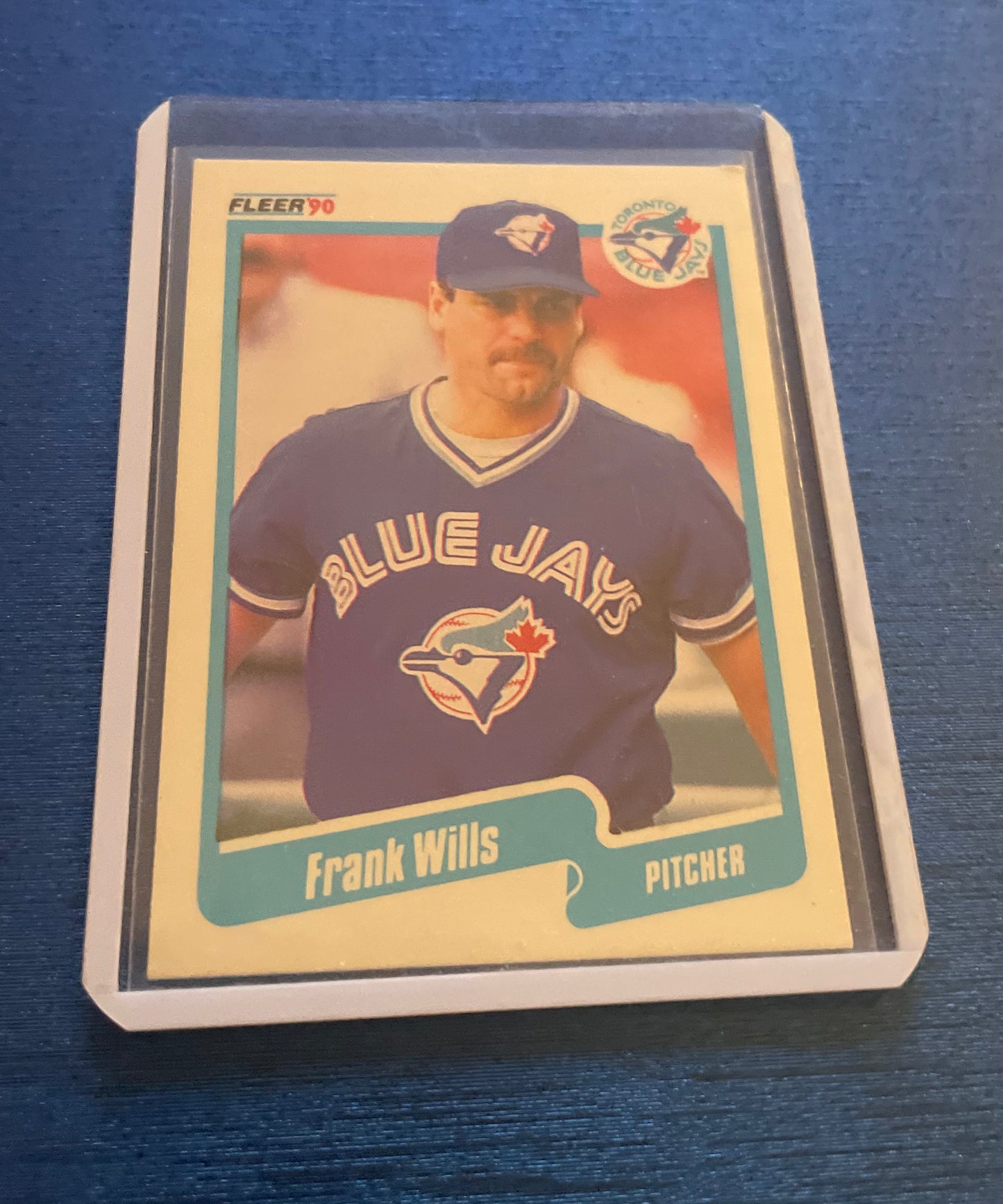 Frank Wills Toronto Blue Jays Fleer 1990