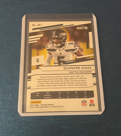 Quandre Diggs Seattle Seahawks 2022 Prestige