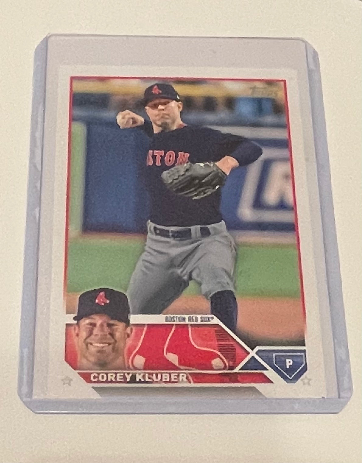 Corey Kluber Boston Red Sox Topps 2023