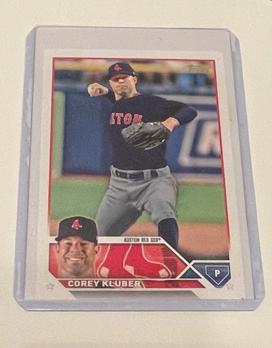 Corey Kluber Boston Red Sox Topps 2023