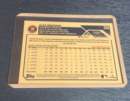 Alex Bregman Houston Astros Topps 2023