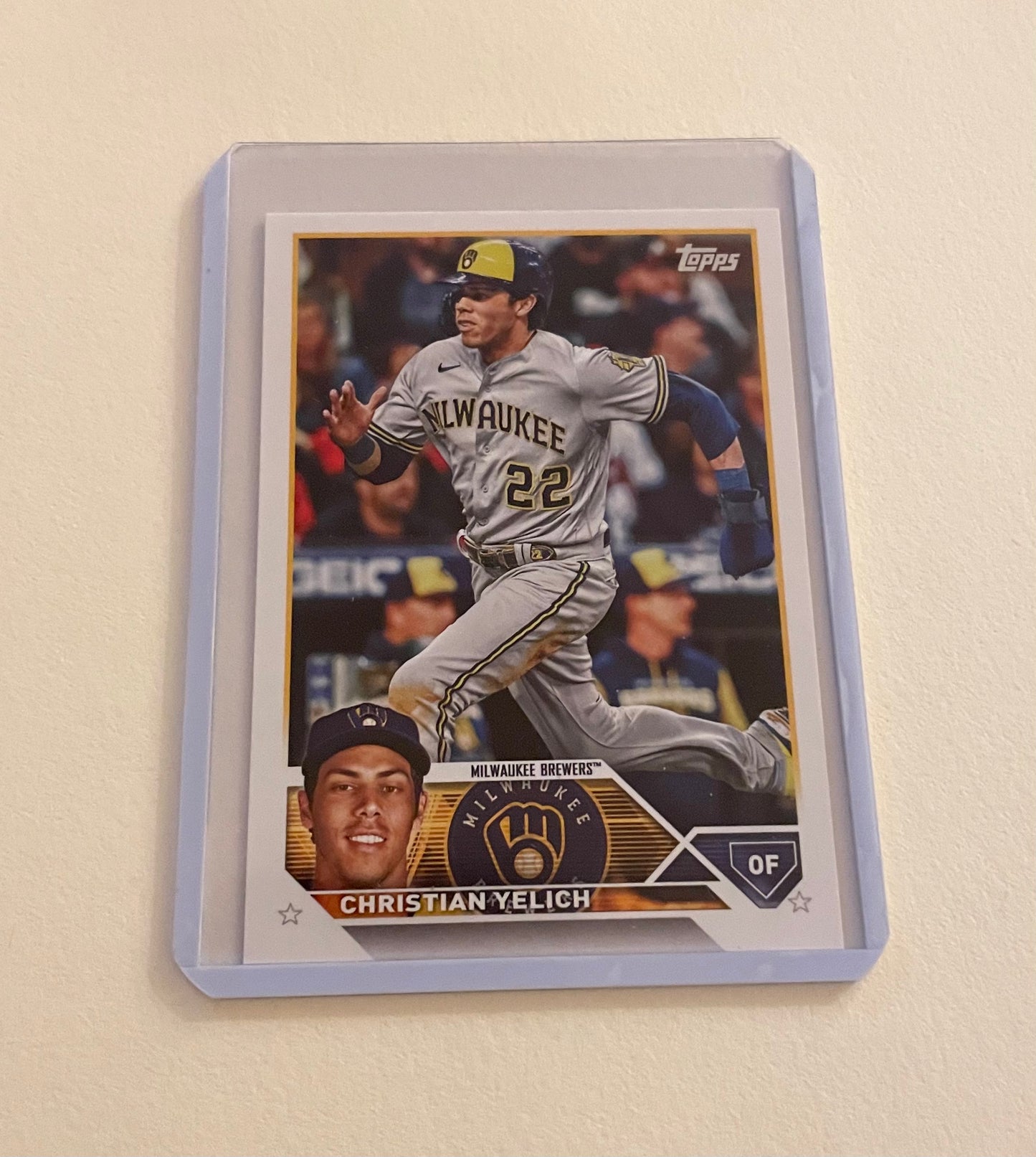 Christian Yelich Milwaukee Brewers Topps 2023