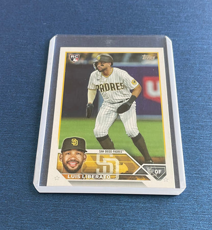 Luis Liberato San Diego Padres Topps 2023