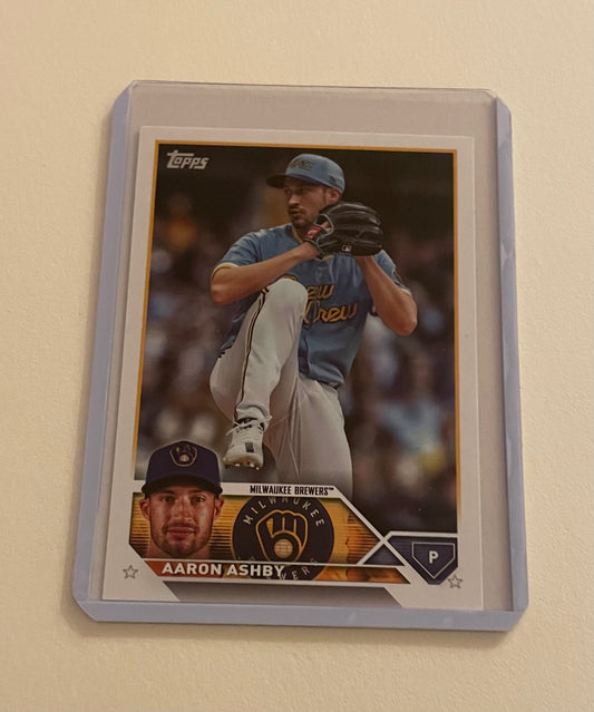 Aaron Ashby Milwaukee Brewers Topps 2023