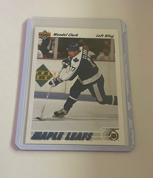 Wendel Clark Toronto Maple Leafs 1991-92 Upper Deck