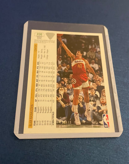 Blair Rasmussen Atlanta Hawks 1991-92 Upper Deck