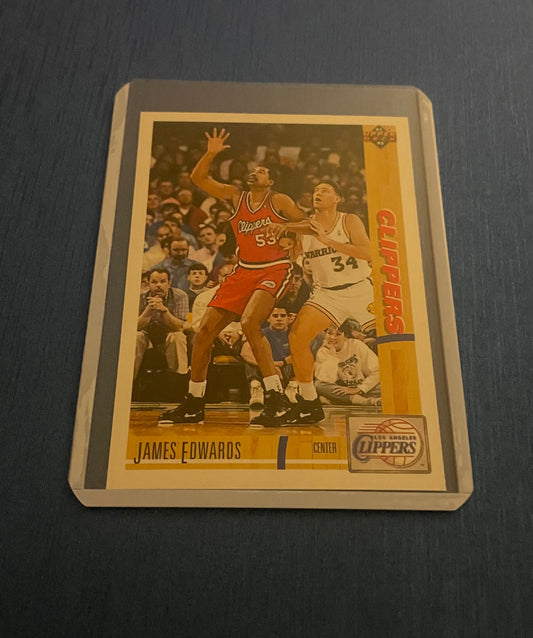 James Edwards Los Angeles Clippeds 1991-92 Upper Deck