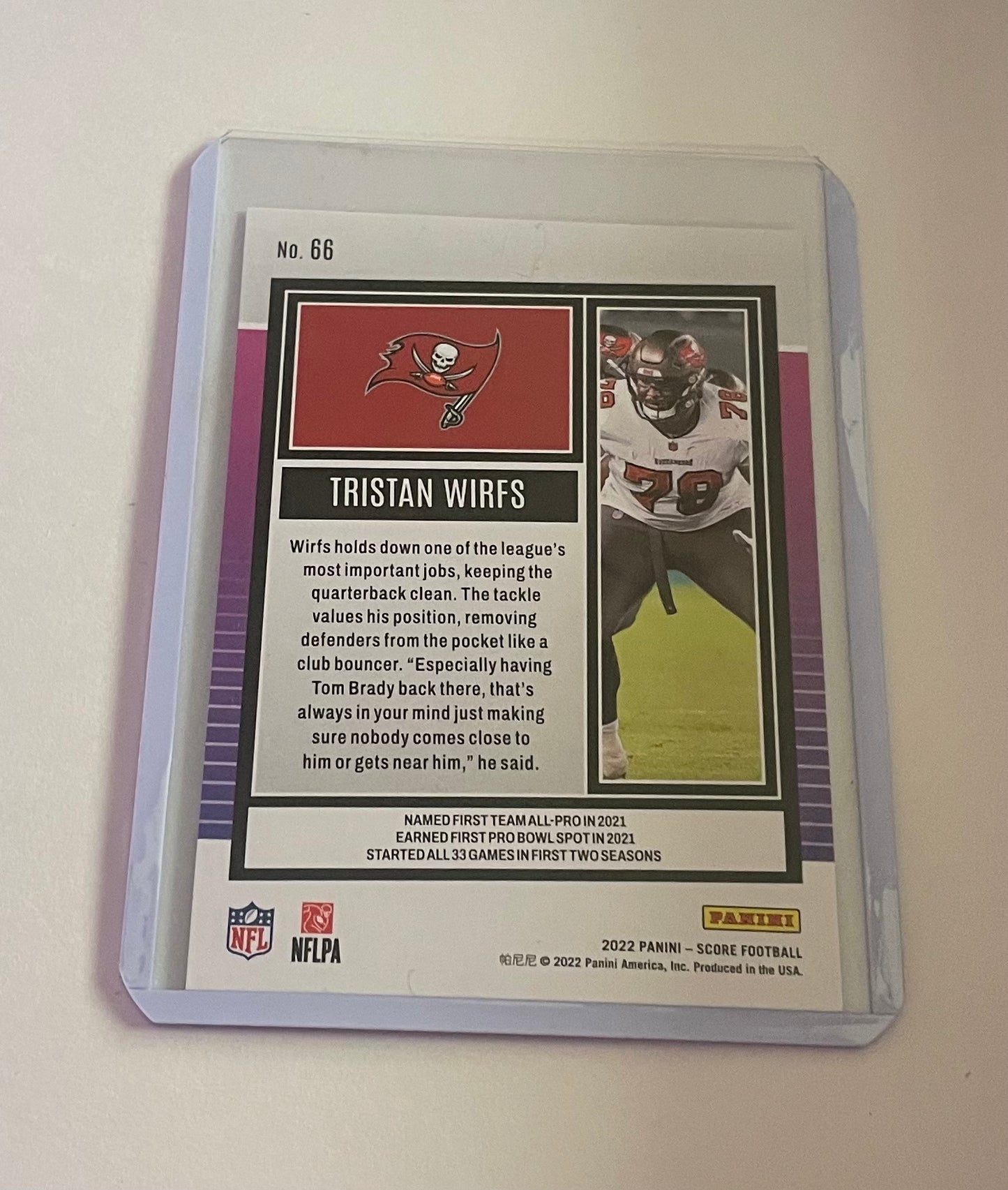 Tristan Wirfs Tampa Bay Buccaneers 2022 Score