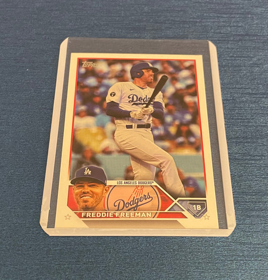 Freddy Freeman Los Angeles Dodgers Topps 2023