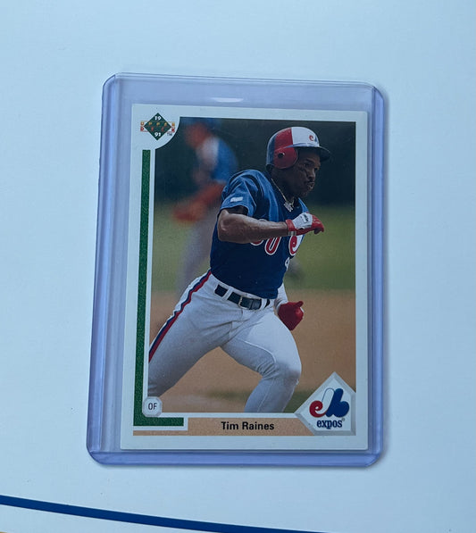 Tim Raines Montreal Expos 1990 Upper Deck