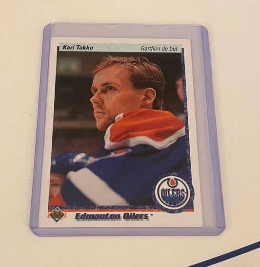 Kari Takko Edmonton Oilers 1991 Upper Deck #543