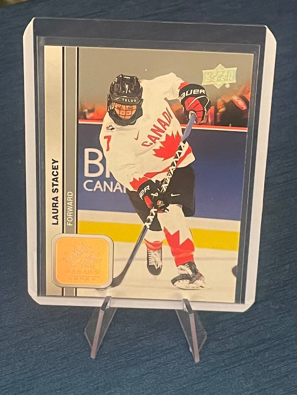 Laura Stacey Team Canada 2023 Upper  Deck (stand included)