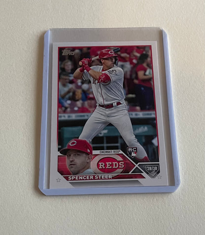 Spencer Steer Cincinnati Reds Topps 2023