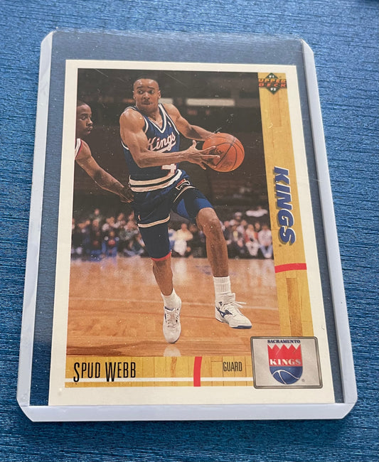 Spud Webb Sacramento Kings 1991-92 Upper Deck