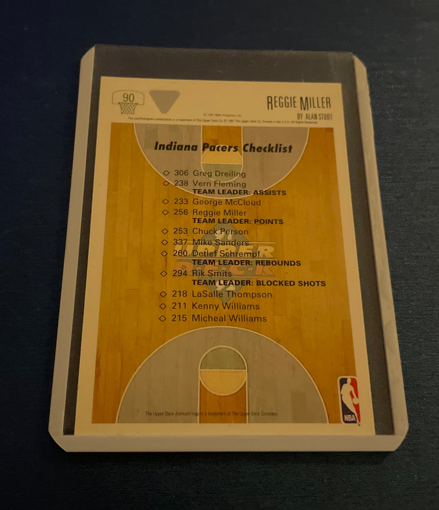 Reggie Miller Collectors Choice 1991-92 Upper Deck