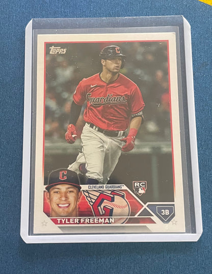 Tyler Freeman Cleveland Guardians Topps 2023