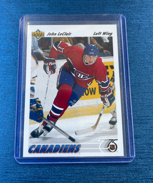 John LeClair Montreal Canadiens ‘91-92 Upper Deck