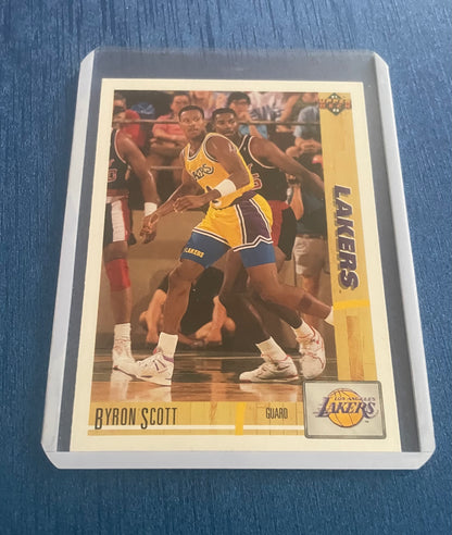 Byron Scott Los Angeles Lakers 1991-92 Upper Deck