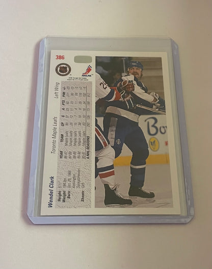 Wendel Clark Toronto Maple Leafs 1991-92 Upper Deck