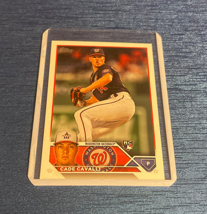 Cade Cavalli Washington Nationals Topps 2023