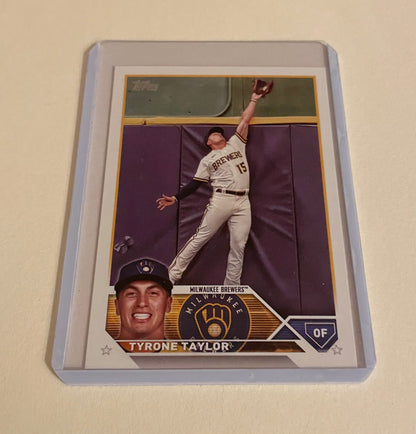 Tyrone Taylor Milwaukee Brewers Topps 2023