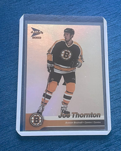 Joe Thornton Boston Bruins Prism Platinum 2003