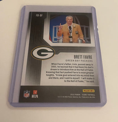 Brett Favre Green Bay Packers First Ballot