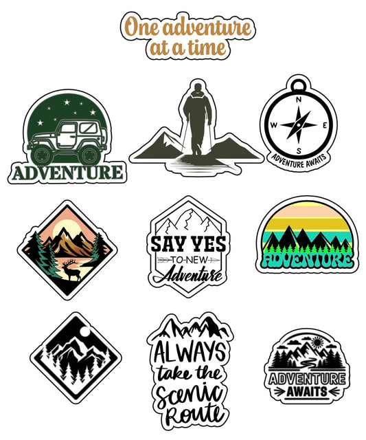 Adventure stickers