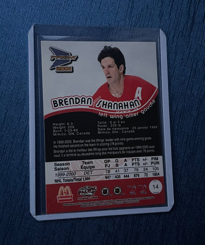 Brendan Shanahan Detroit Red Wings 2001 Pacific Prism