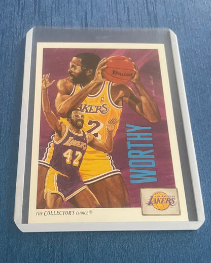 James Worthy Collectors Choice Los Angeles Lakers 1991-92 Upper Deck