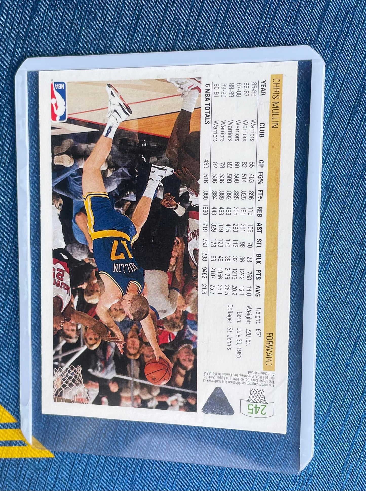 Chris Mullen Golden State Warriors 1991-92 Upper Deck