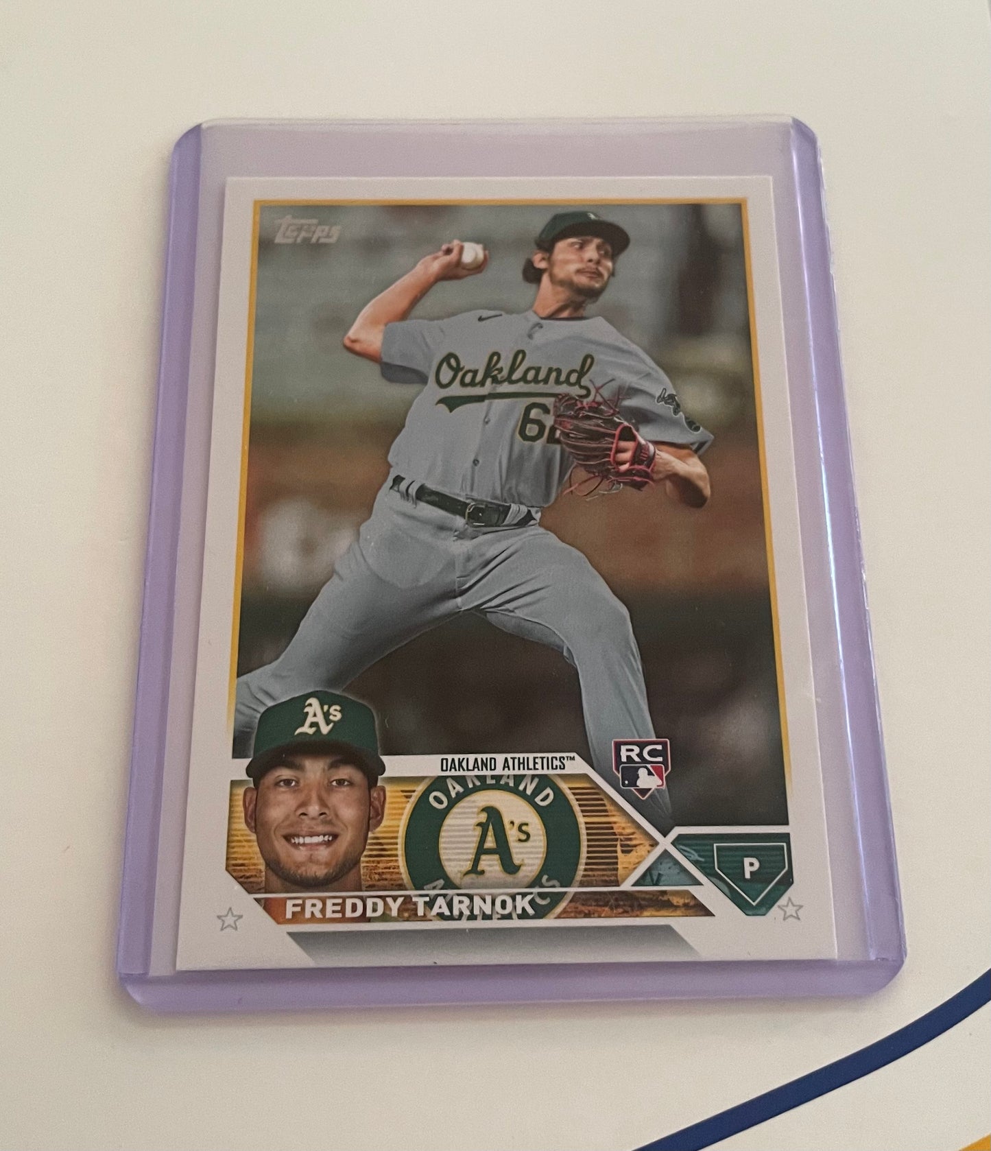 Freddy Tarnok Oakland Athletics 2023 Topps