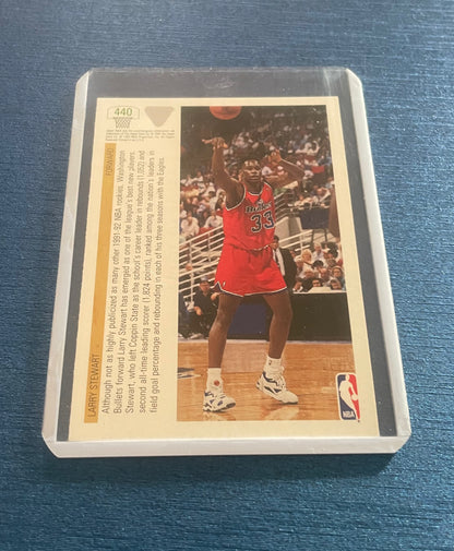 Larry Stewart Washington Bullets NBA Top Prospects 1991-92 Upper Deck