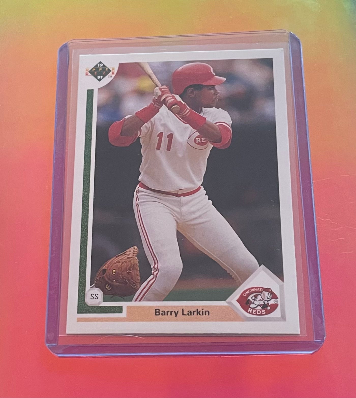 Barry Larkin Cinncinati Reds 1991 Upper Deck
