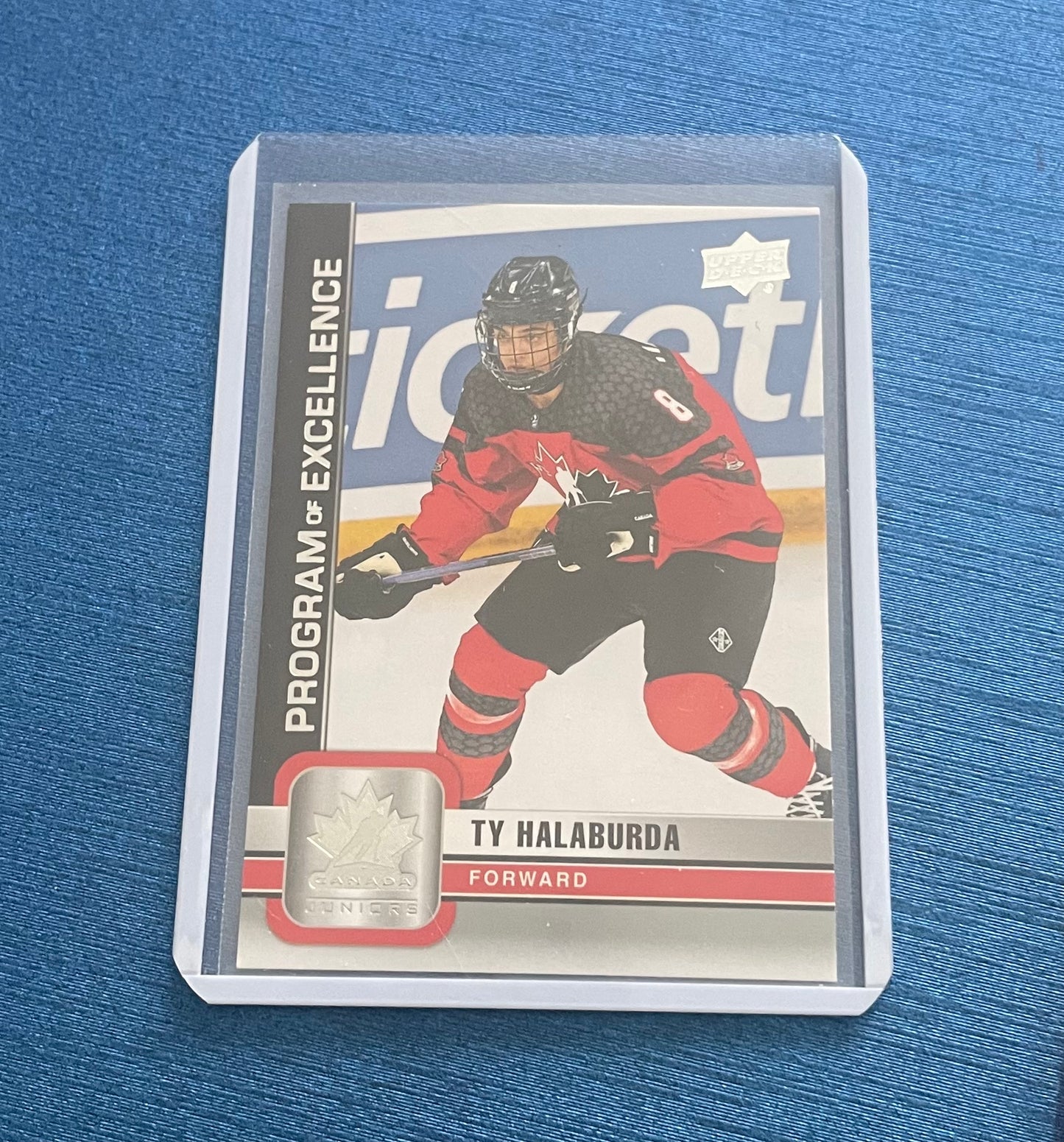 Ty Halaburda Team Canada juniors 2023 Upper Deck