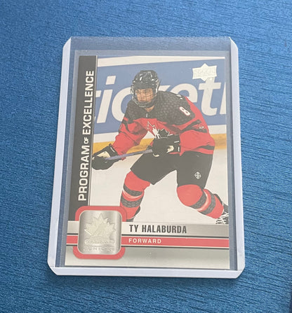 Ty Halaburda Team Canada juniors 2023 Upper Deck