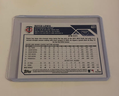 Royce Lewis Minnesota Twins Topps 2023