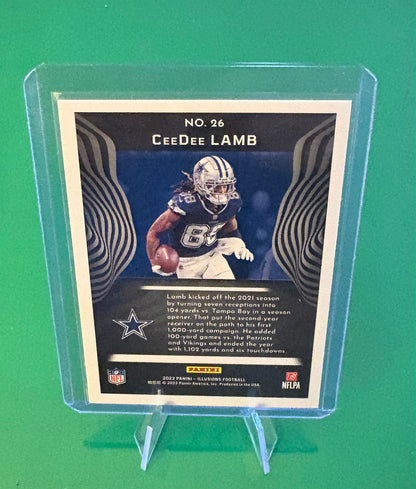 CeeDee Lamb Dallas Cowboys 2022 Panini Illusions
