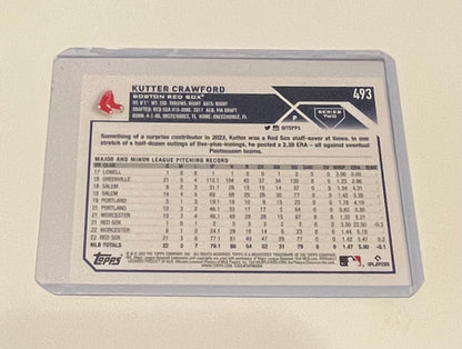 Kutter Crawford Boston Red Sox Topps 2023