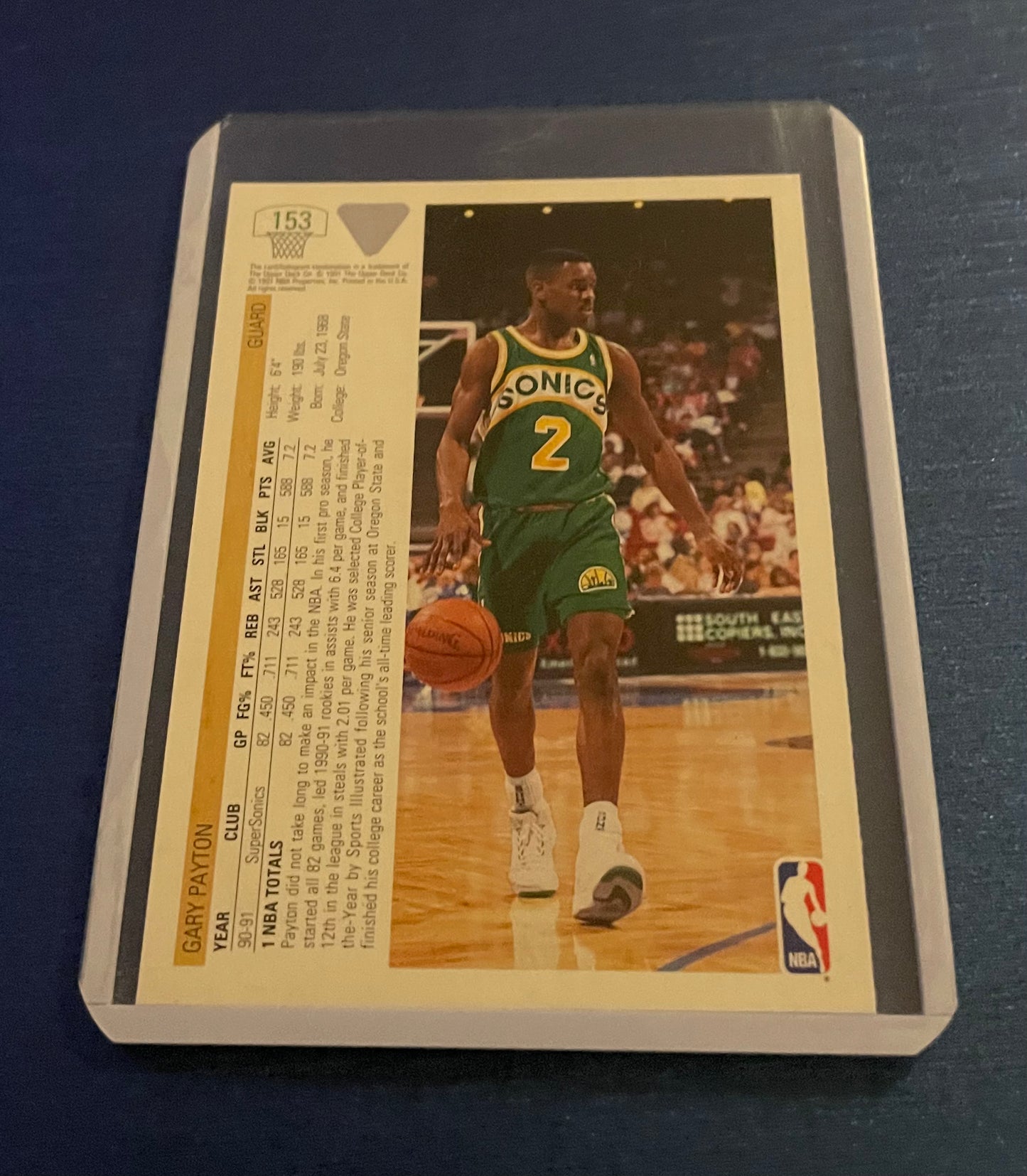 Gary Payton Seattle SuperSonics 1991-92 Upper Deck