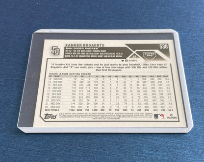 Xander Boegarts San Diego Padres Topps 2023