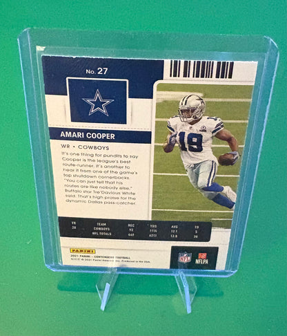 Amari Cooper Dallas Cowboys 2021 Panini
