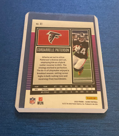 Cordarrelle Patterson Atlanta Falcons 2022 Score