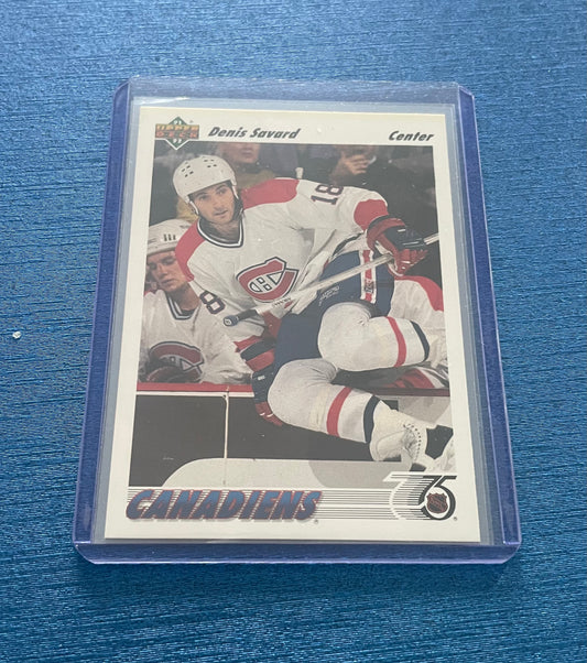 Dennis Savard Montreal Canadiens 1991-92 Upper Deck