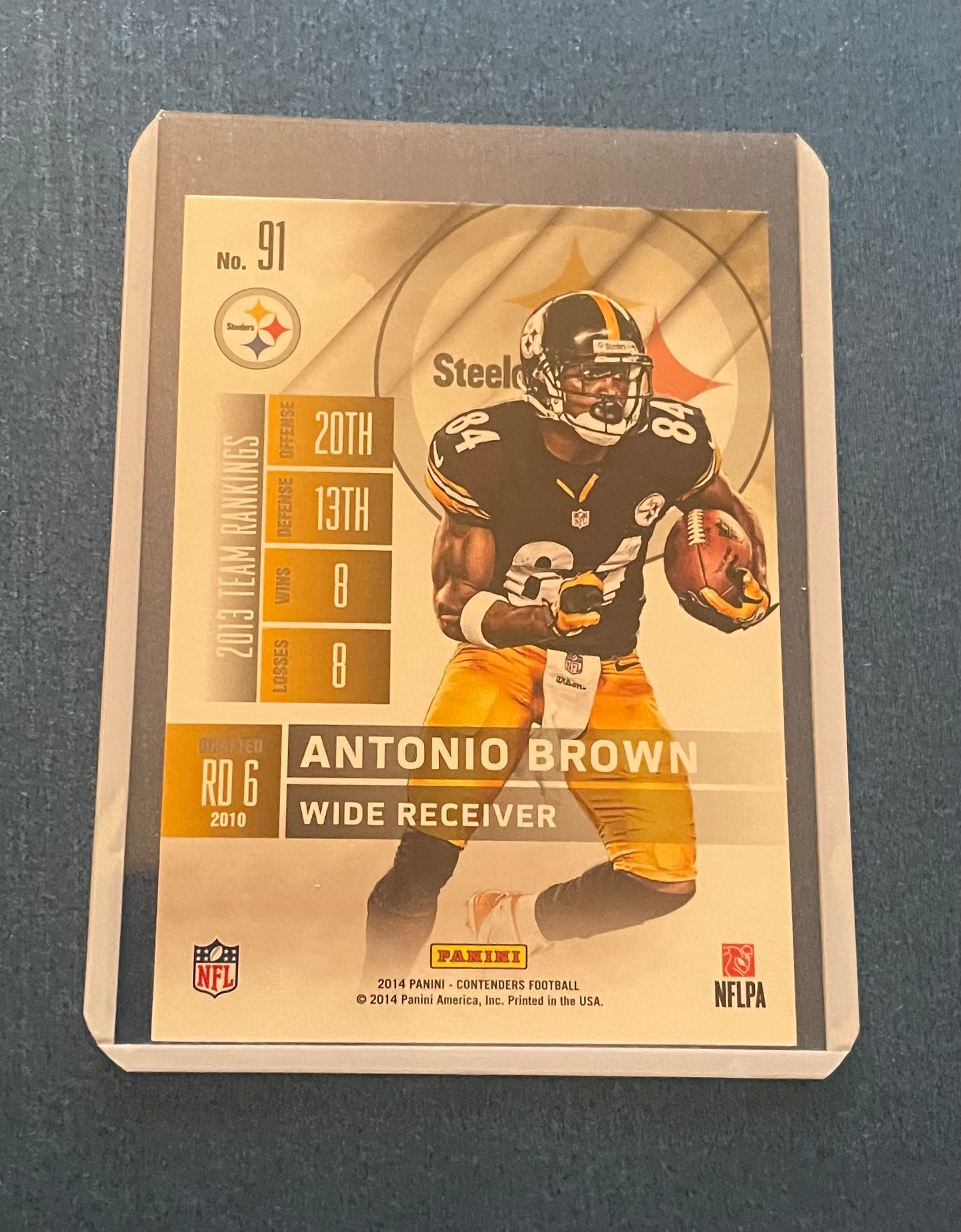 Antonio Brown Pittsburgh Steelers  2014 Panini Contenders