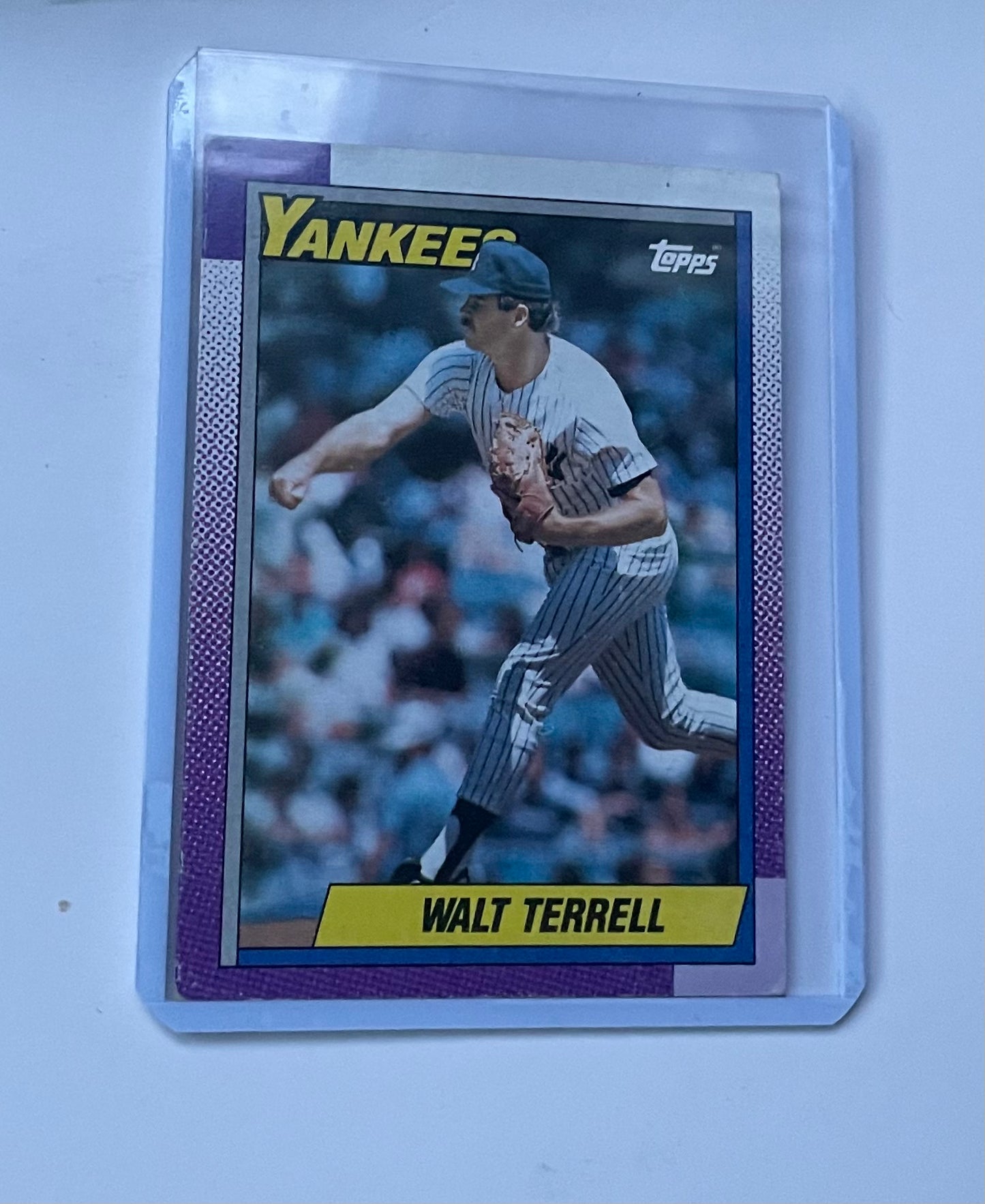 Walt Terrell New York Yankees Topps 1990