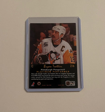 Bryan Trottier Pittsburg Penguins 1991-92 Platinum Pro Set