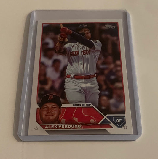 Alex Verdugo Boston Red Sox Topps 2023