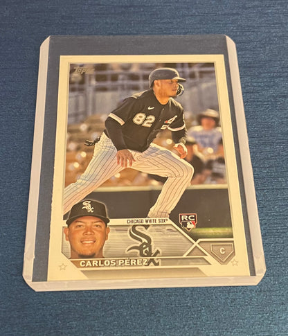 Carlos Perez Chicago White Sox Topps 2023